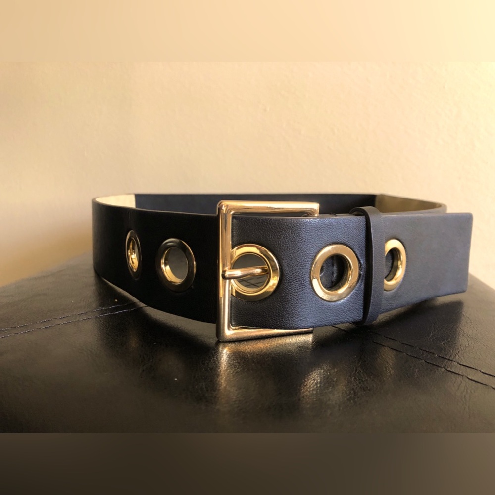Chicos Belt with Gold Accents Size “ M”